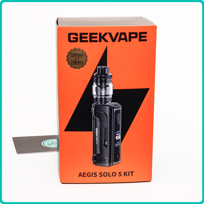 Packaging du Kit Aegis SOLO 5 Geekvape